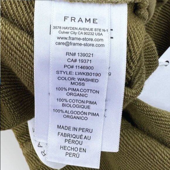 FRAME organic cotton rolled cuff shorts - Picture 8 of 8